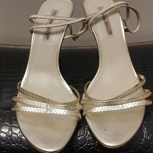 Charles David silver heels